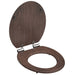 Schütte Toiletbril Met Soft-Close Dark Wood Mdf