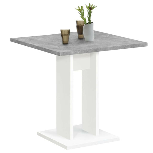 Fmd Eettafel 70 Cm Betongrijs En Wit