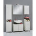 Fmd Badkamerkast Wandmontage 36,8X17,1X67,3 Cm Wit