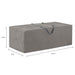 Madison Hoes Voor Tuinkussens 125X32X50Cm Grijs