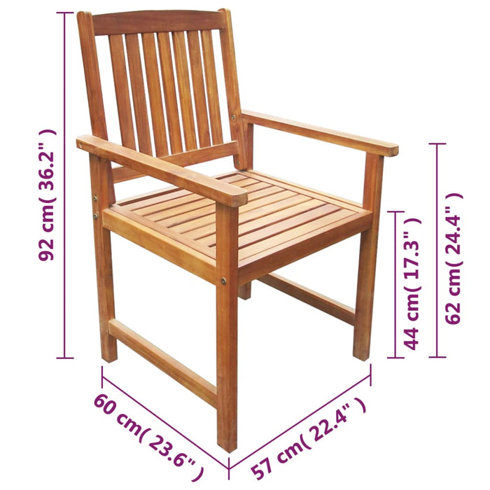 Tuinstoelen Massief Acaciahout