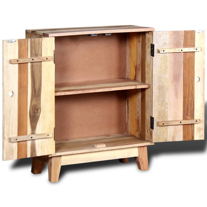 Dressoir Massief Gerecycled Hout Donkergrijs