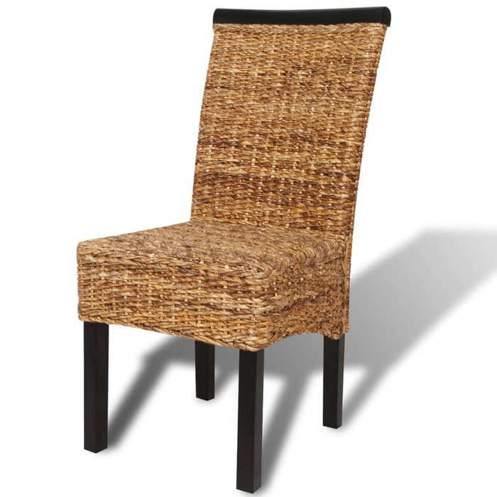 Eetkamerstoelen Abaca En Massief Mangohout