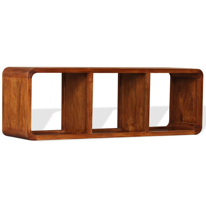 Tv-Meubel 120X30X40 Cm Massief Hout Met Honingafwerking