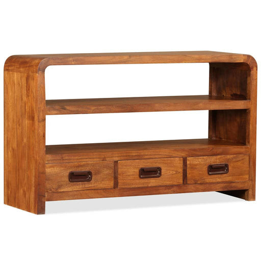 Tv-Meubel 90X30X55 Cm Massief Acaciahout