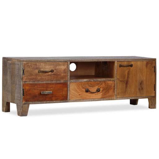 Tv-Meubel Vintage 118X30X40 Cm Massief Hout