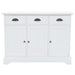 Dressoir Met 3 Deuren 105X35X77,5 Cm Mdf En Grenenhout