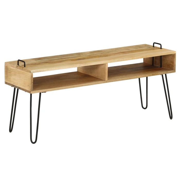 Tv-Meubel 110X35X45 Cm Massief Mangohout