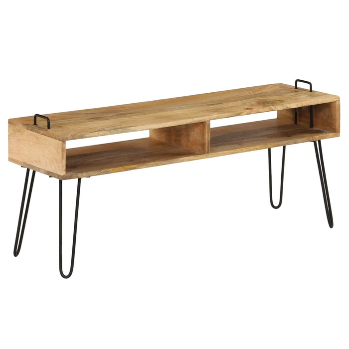 Tv-Meubel 110X35X45 Cm Massief Mangohout