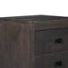 Dressoir 40X40X91 Cm Massief Mangohout Zwart