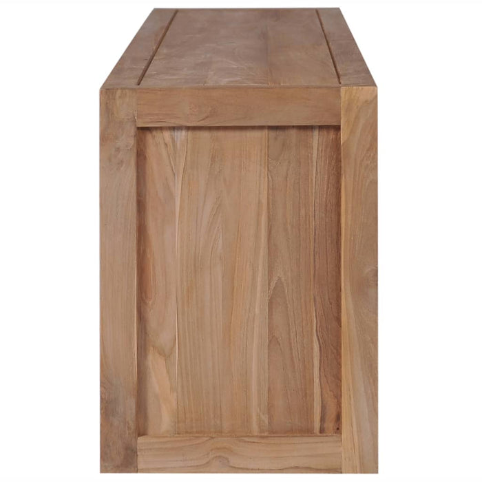 Tv-Meubel 120X30X40 Cm Teakhout Met Natuurlijke Afwerking