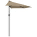 Balkonparasol Half Met Aluminium Paal 300X155 Cm