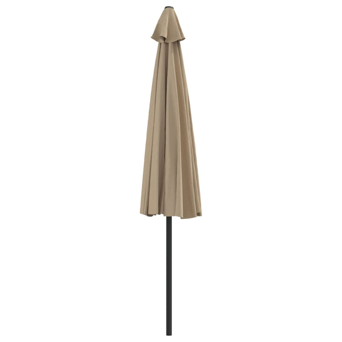 Balkonparasol Half Met Aluminium Paal 300X155 Cm