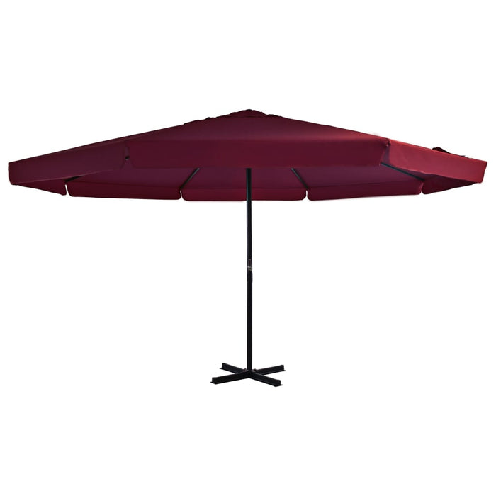 Parasol Met Aluminium Paal Azuurblauw