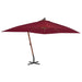 Zweefparasol Met Houten Paal 400X300 Cm