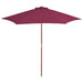 Parasol Met Houten Paal 270 Cm