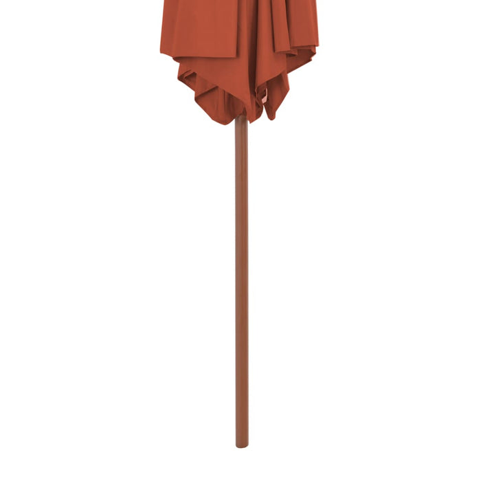 Parasol Met Houten Paal 270 Cm