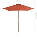 Parasol Met Houten Paal 270 Cm