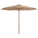 Parasol Met Houten Paal 350 Cm