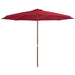 Parasol Met Houten Paal 350 Cm