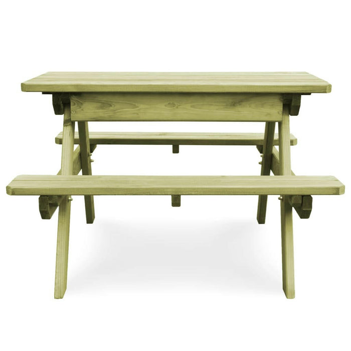 Picknicktafel Met Banken 90X90X58 Cm Geïmpregneerd Grenenhout