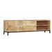 Tv-Meubel 145X30X41 Cm Massief Mangohout