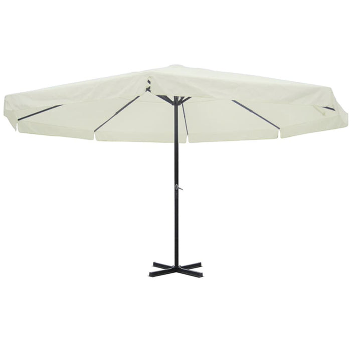 Parasol Met Aluminium Paal Azuurblauw