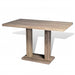 Eettafel Eiken-Look Mdf Rood