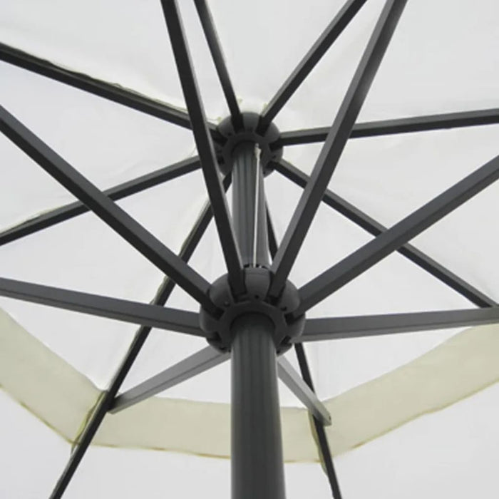 Parasol Met Draagbare Voet Aluminium ()