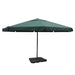 Parasol Met Draagbare Voet Aluminium ()