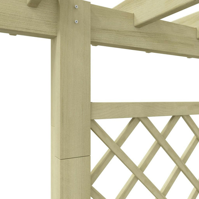 Pergola Plantenbak 162X56X204 Cm Hout