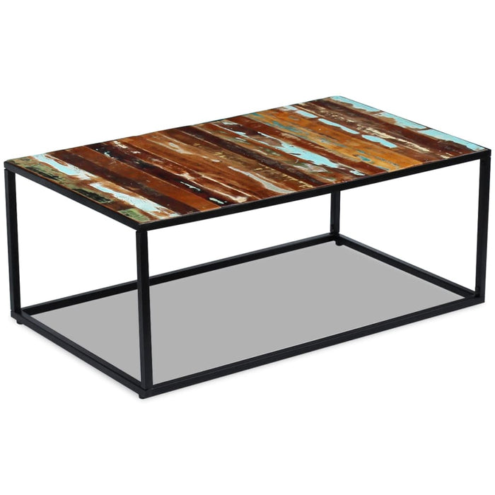 Salontafel 100X60X40 Cm Massief Gerecycled Hout