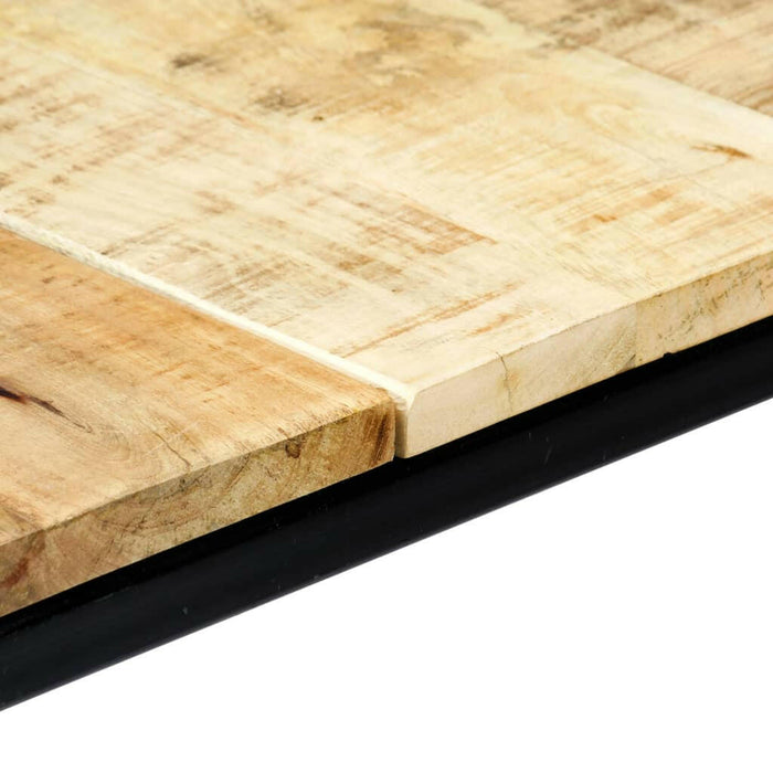 Eettafel 140X70X75 Cm Massief Ruw Mangohout