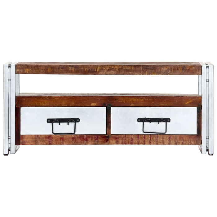 Tv-Meubel 90X30X40 Cm Massief Gerecycled Hout