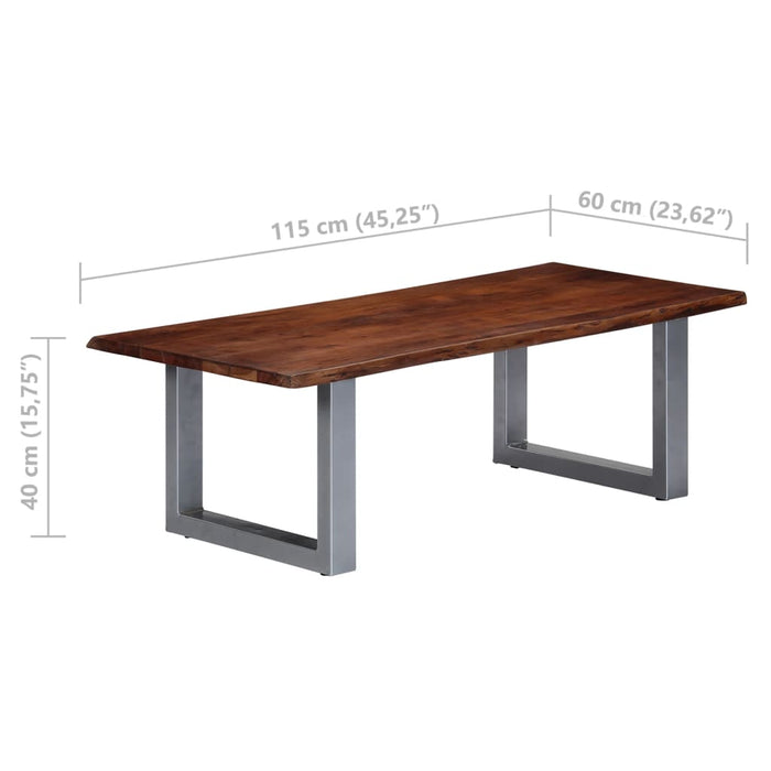 Salontafel Met Natuurlijke Randen Acaciahout