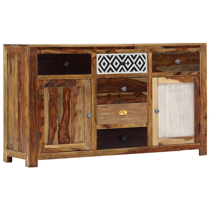 Dressoir 140X40X80 Cm Massief Sheeshamhout