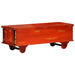 Opbergkist 110X40X40 Cm Massief Acaciahout Rood