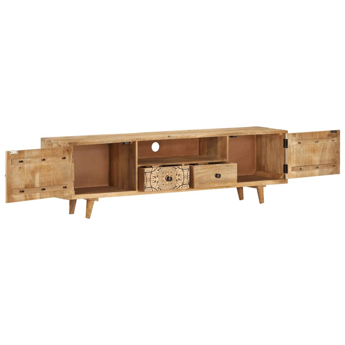 Tv-Meubel 140X30X40 Cm Massief Mangohout