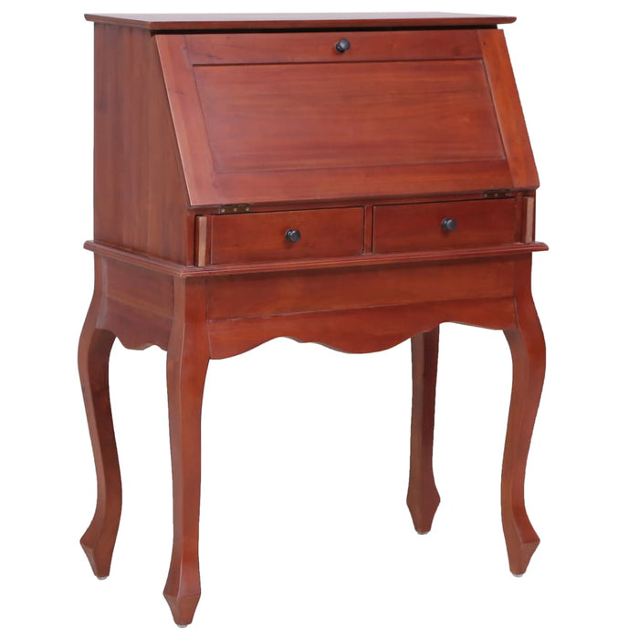 Secretaire 78X42X103 Cm Massief Mahoniehout