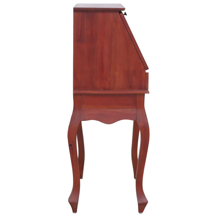 Secretaire 78X42X103 Cm Massief Mahoniehout