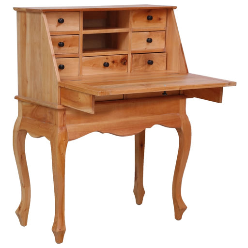 Secretaire 78X42X103 Cm Massief Mahoniehout