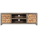 Tv-Meubel 120X30X40 Cm Massief Mangohout Grijs