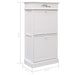 Schoenenkast 50X28X98 Cm Paulowniahout Wit