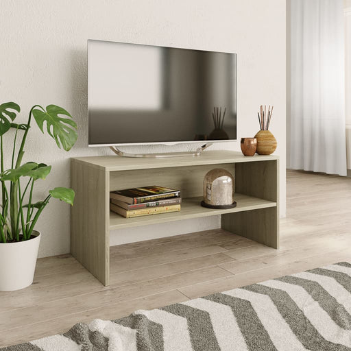 Tv-Meubel 80X40X40 Cm Bewerkt Hout