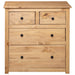 Dressoir Panama Range 80X40X83 Cm Grenenhout