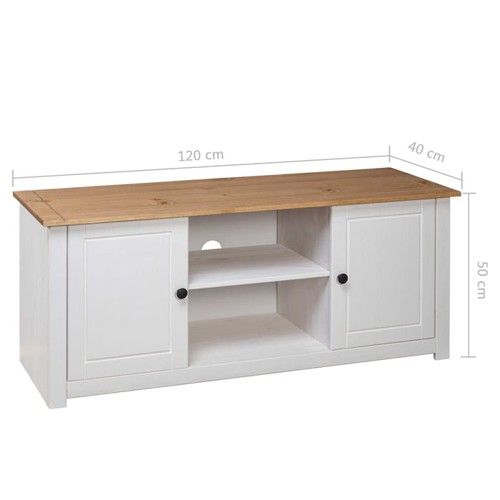 Tv-Kast Panama Range 20X40X50 Cm Massief Grenenhout