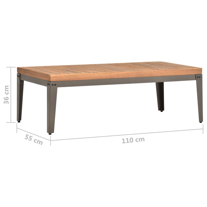 Tuintafel 110X55X36 Cm Massief Acaciahout