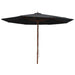 Parasol Met Houten Paal 350 Cm