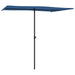 Parasol Met Aluminium Paal 2X1,5 M Azuurblauw