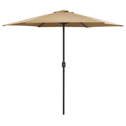 Parasol Met Aluminium Paal 270X246 Cm Terracottakleurig